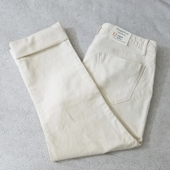 Simply Vera Vera Wang Pants - SIMPLY VERA Off White Jeans
